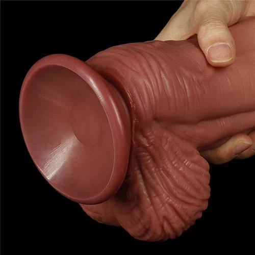 10 Inches Monster Dildo Dual Layered Liquid Silicone