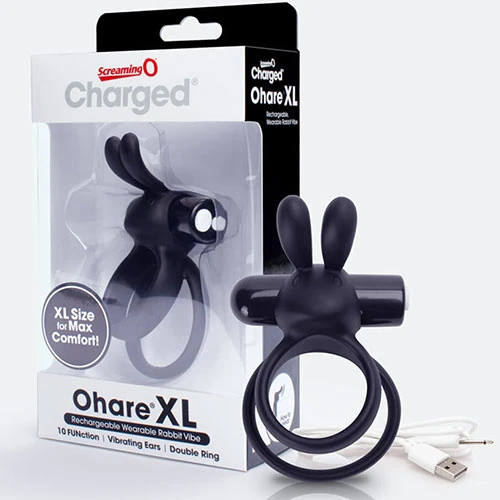 Screaming O Rechargeable Ohare XL Cock Ring in Pink