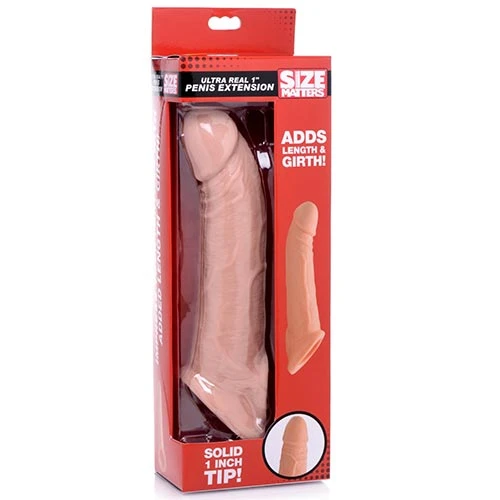 Ultra Real 1 Inch Solid Tip Penis Extension