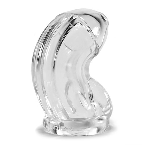 Oxballs Atomic Jock Cock Lock Chastity Cock Cage in Clear