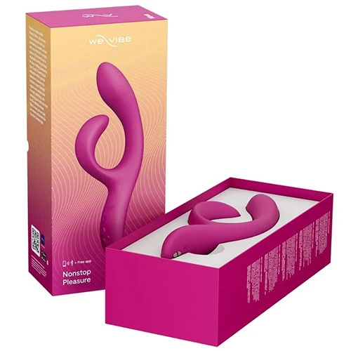We Vibe Nova 2 Rechargeable App Controlled Rabbit Vibrator in Pink