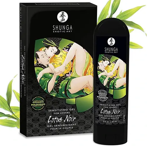 Shunga Organic Lotus Noir Couple Sensitizing Gel - 60ml