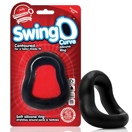 Screaming O SwingO Curve Cock And Balls Ring