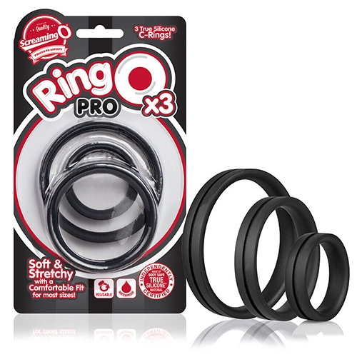 Screaming O Ringo Pro X3 3 Silicone Cock Rings