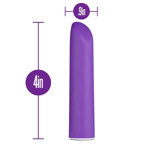 Wellness Power Vibe RumbleTech Purple Satin Smooth Vibrator