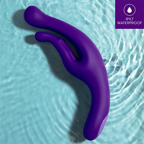 Wellness By Blush G Wave Purple G Spot and Clitoris UltraSilk Vibrator